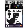 Reflective Berlin Unisex – Erwachsene Decals Reflexaufkleber, Trex Black, Einheitsgröße