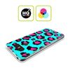 Head Case Designs Cyan Leopard Mad Prints Soft Gel Case Compatible With LG K41S