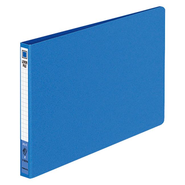 Kokuyo Lever File Z Type A5 Horizontal 120 Sheets Accommodate Blue Flat – NB