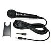(2) DJ Karaoke PA Computer Podcast Mic MICROPHONE Extra Plug Adapter Table Stand