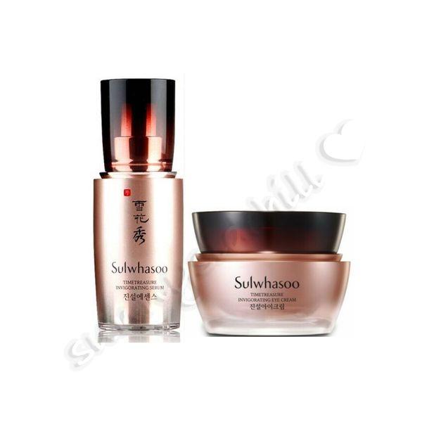 Sulwhasoo Timetreasure Invigorating Serum 4ml 4pc & Eye Cream 4ml 4pc Sale!