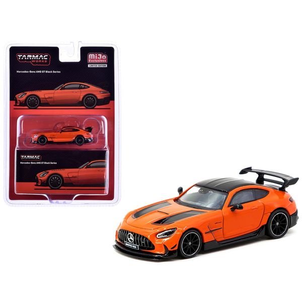 1:64 Scale Diecast Model Car Compatible with Mercedes-Benz AMG GT Black Series Orange Global64 Series Limited Edition by Tarmac T64G-042-OR