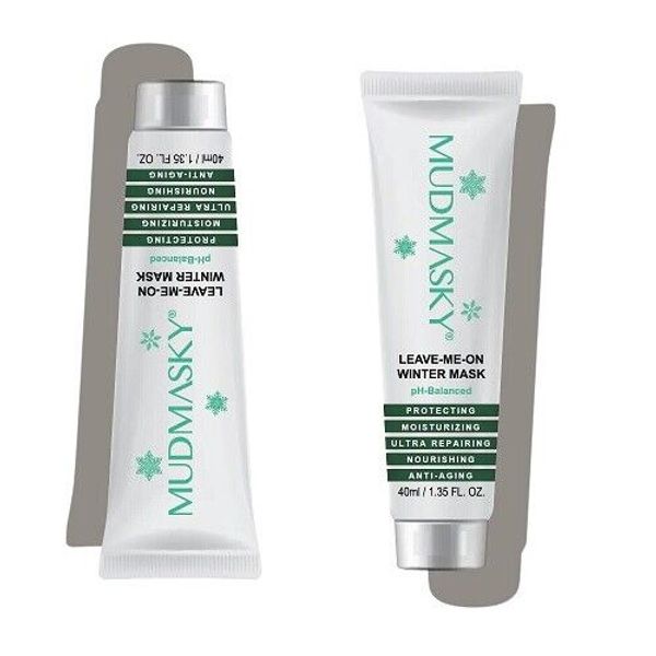 Mudmasky Leave-Me-On Winter Mask pH-Balanced ,40 ml / 1.35 fl oz FULL SIZE NEW