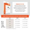 Core-Spun Cushioned 15-20mmHg Mild Graduated Compression Support Knee High Socks (White, Large)