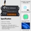 Rabenur LED Controller,12V Touch Remote Control Kit,288 Watts LED Controller for LED RGB Pool Light,LED Strip Light