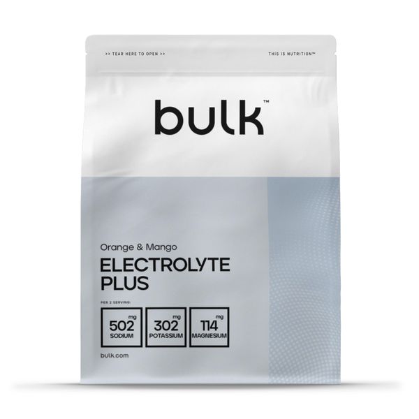 Bulk Electrolyte Plus, Orange & Mango Flavour, 210g, 30 Servings, Replenishes Electrolytes, Boosts Hydration, Supports Muscle Function & Performance, Vegan-Friendly