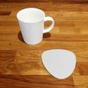 Pebble Shaped Coaster Set - Light Grey - Set of 4