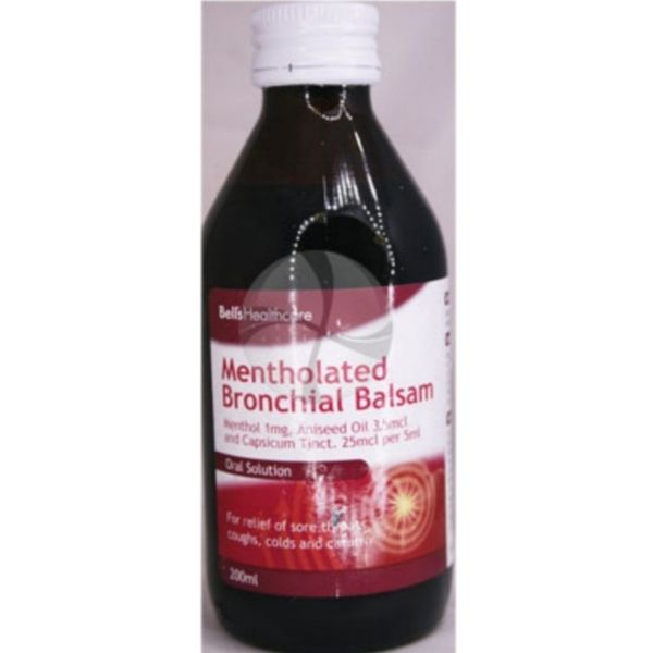 bells Mentholated bronchial Balsam 200ml