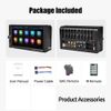 Portable Car Stereo Radio Apple Carplay Android Auto 7" Wireless Touch Screen FM