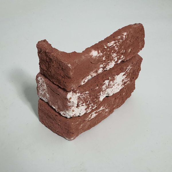 Oxide Reclaimed Effect White Brown and Black Multi Brick Slips - 7 x Corner