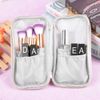 Makeup Bags Portable Marble Print PU Makeup Brushes Cosmetic Organizer Bag Cosmetic Bag for Wome