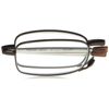 Foster Grant Gideon Rectangular Reading Glasses, Brown/Transparent, 64 mm, +1.50