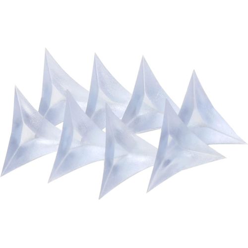 100Pcs Transparent Corner Dust Guards Reusable Drawer Corner Sticker PVC Three-Dimensional Design Tool Sets Hand Tools and Home Improvement