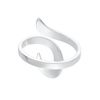 Elli 0605981613_54 Women's Wrap Ring Ornament 925 Sterling Silver, 54, Facet cut, No Gemstone