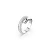 Swarovski, Rhodium plated, Weiß, 50