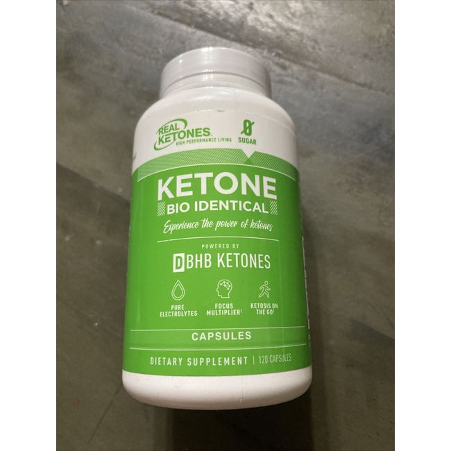 Real Ketone Bio Identical DBHB Ketones 180 Capsules 01/2024 Keto