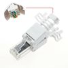 kenable | Cat6A RJ45 Toolless Punch Down Network Connectors | Solid Ethernet Cable | White | 4 Pack