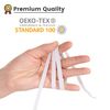 Flat Elastic for Sewing, 10mm 1cm, White Elastic, 5 Metres