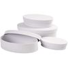 264030C Oval Boxes L:10+12+14+16cm H:4+5+6+