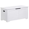 39.4'' Large Toy Box Storage Organizer Cabinet Bed End Bench with Safty Hinge