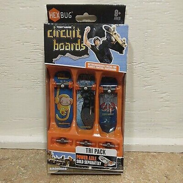 HEXBUG Tony Hawk Circuit Boards Tri Pack Interchangeable Decks Remote Control