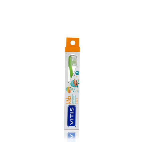 Vitis Junior - toothbrush + toothpaste 8ml assorted colors