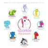 Brusheez® Electronic Toothbrush Replacement Brush Heads 2 Pack (Sparkle The Unicorn)