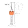 sourcing map Micro PCB Drill Bit Set, 1/8" Shank 0.45mm Solid Tungsten Carbide CNC Engraving Print Circuit Board Drill Bits Rotary Tool 10pcs