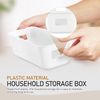 Mobestech 8Pcs Storage Bins Storage Basket Versatile Kitchen Pantry Organization Plastic Storage Container Under Sink Bathroom Organize
