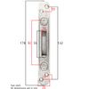 Winkhaus Composite Timber Door Hook Bolt Keep Striker Plate