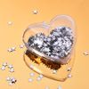 Silver Star Confetti for Tables Glitter Star Table Confetti Metallic Foil Sequin