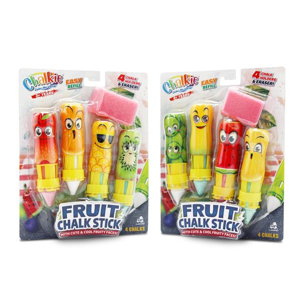 Lanard® Chalkie ® Twin Pack - Fruit Chalk Stick