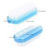 8 Pack Nail Brushes,Double Sided Nail Hand Scrubbing Cleaning Brush Colorful Plastic Two-Sided Brush for Men Women Manicure Supplies