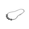 Croydex AK141641 Chrome Bead Shower Curtain Rings