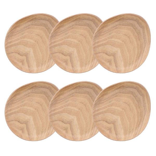 Tableware East Coasters with Teardrop Ears, Set of 6, Willow Wood Coasters Wood Coasters Wooden Coasters Wood Tableware Tea Cup