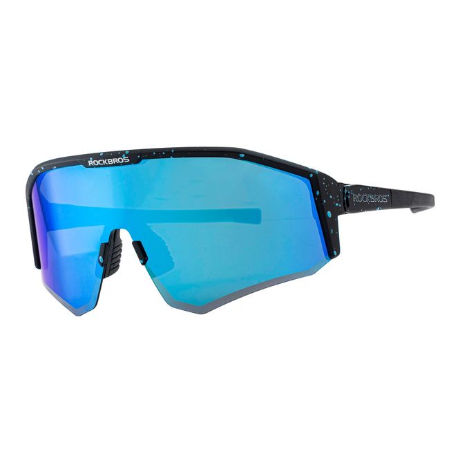 ROCKBROS Polarisierte Fahrradbrillen Damen Herren Sonnenbrille TAC-Gläser + TR90-Rahmen Verstellbarer-Bügel-Design für Radfahren Laufen Angeln