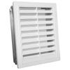 Upmann Ventilation Grille Kunstst mounting Frame and Flie, 50165