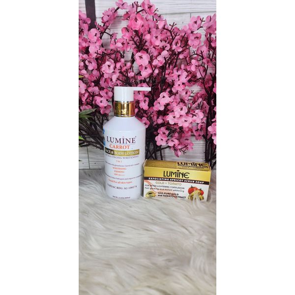 Set Original Lumine Carrot Face  & Soap