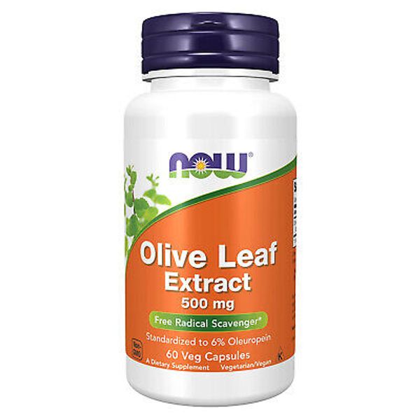 NOW FOODS Olive Leaf Extract 500 mg 60 Veg Capsules