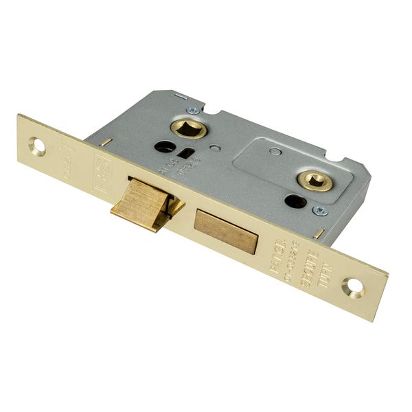 Carlisle Brass BAE5025EB Electro Brassed Euro spec Ease-T Bathroom Lock, 64 mm Width