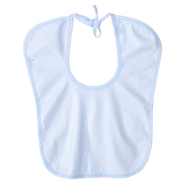 Boquite Adult Bib, 12 x 16inch Waterproof Adult Elder Mealtime Bib Washable Dinning Aid Clothes Protector