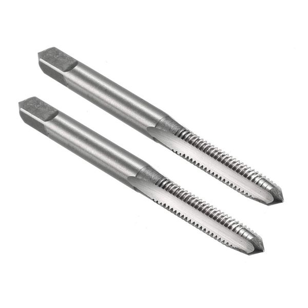 sourcing map Metric Machine Tap M6 x 1mm H2 High Speed Steel 3 Straight Flutes Screw Tapping Threading Machinist Repair DIY Tool 2pcs