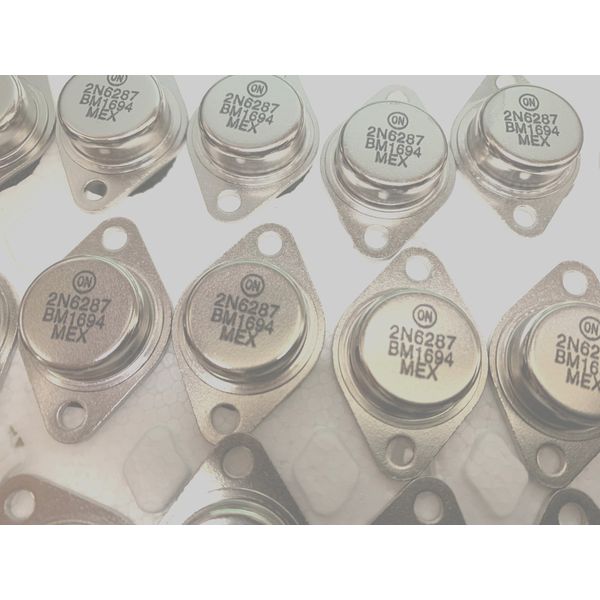 10 Pieces | 2N6287 Darlington Complementary Silicon Power TR BY ON 