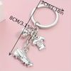 Football Boot Kit No.9 Striker Ball Keyring Keychain