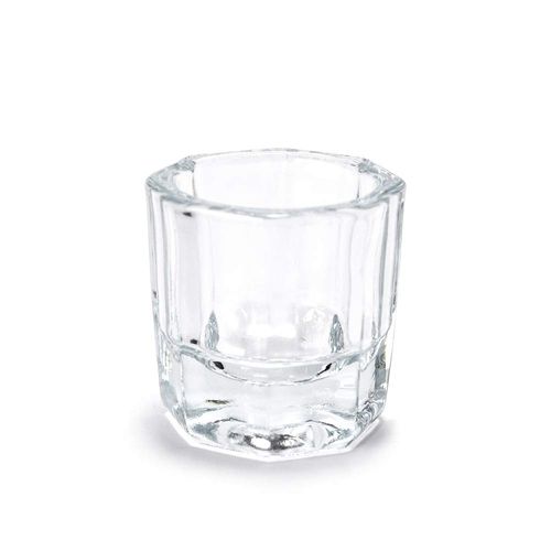 Piatto di vetro Dappen tazza di cristallo Dappen piatto per nail art acrilico polvere nail art strumenti (2 # No coperchio)