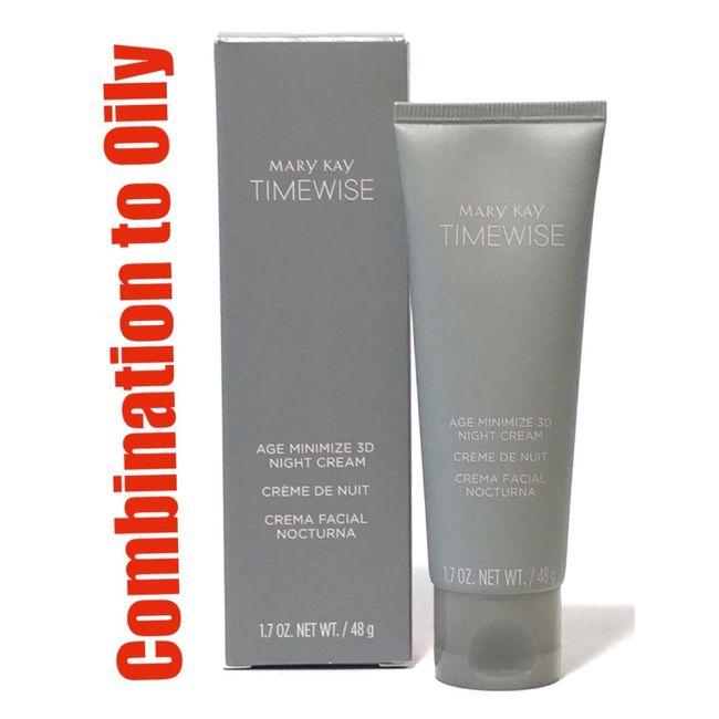 Mary Kay Timewise Age Minimize 3D Night Cream Combination to Oily Skin (1.7 oz) (089007)