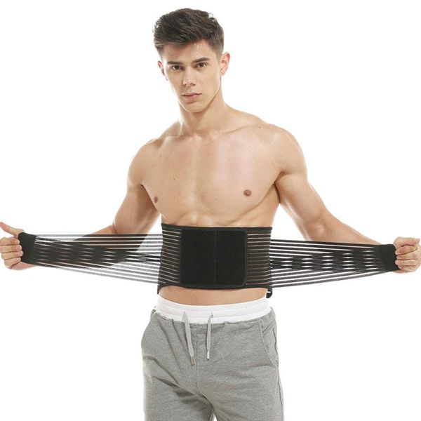 Solace Care Lower Back Support Belt (1PCS) - Lumbar Support Brace for Pain Relief and Injury Prevention - Dual Adjustable Straps and Breathable Mesh Panels (L: 86-104cm)