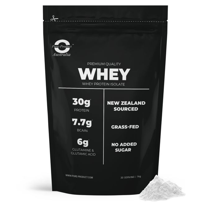 9KG 100% AU WHEY PROTEIN ISOLATE UNFLAVOURED - GRASS-FED  AU   WPI