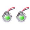 YWBL-WH LED Dash Panel Warning Fog Turn Light Indicator 14mm 12V LED Indicator Light (1 Pc)