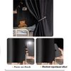 Qubanda Dorm Home Solid Thicken Bunk Blackout Bed Curtains Cloth Bed Canopy Students Single Sleeper，2panels